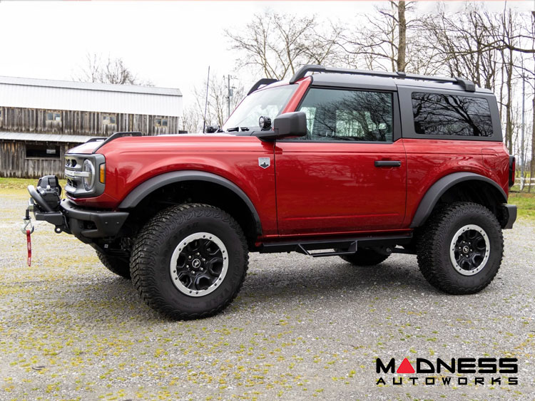 Ford Bronco Side Steps - 2 Door - AL2 Drop Step - Rough Country 